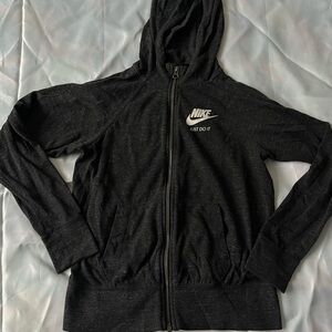 Nike Charcoal Full-Zip Hoodie